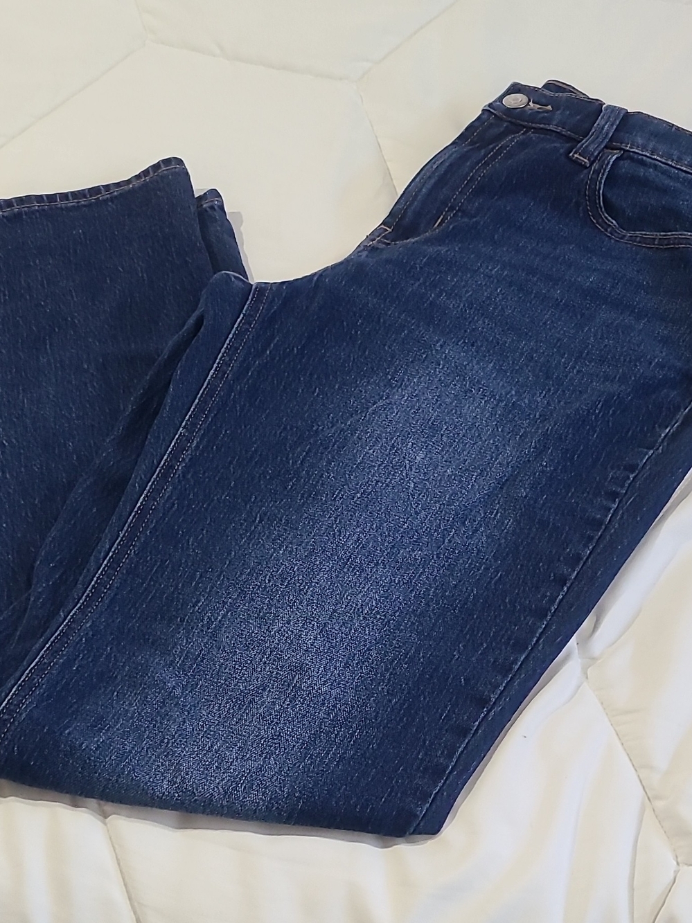 Old Navy Wow Boyfriend Mid-Rise Blue Denim Boyfriend Jeans Sz 8